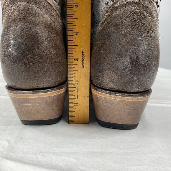 JB Dillon Reserve Boots Snip Toe Studded Distressed Coloring Cowboy NEW … - Picture 7 of 10